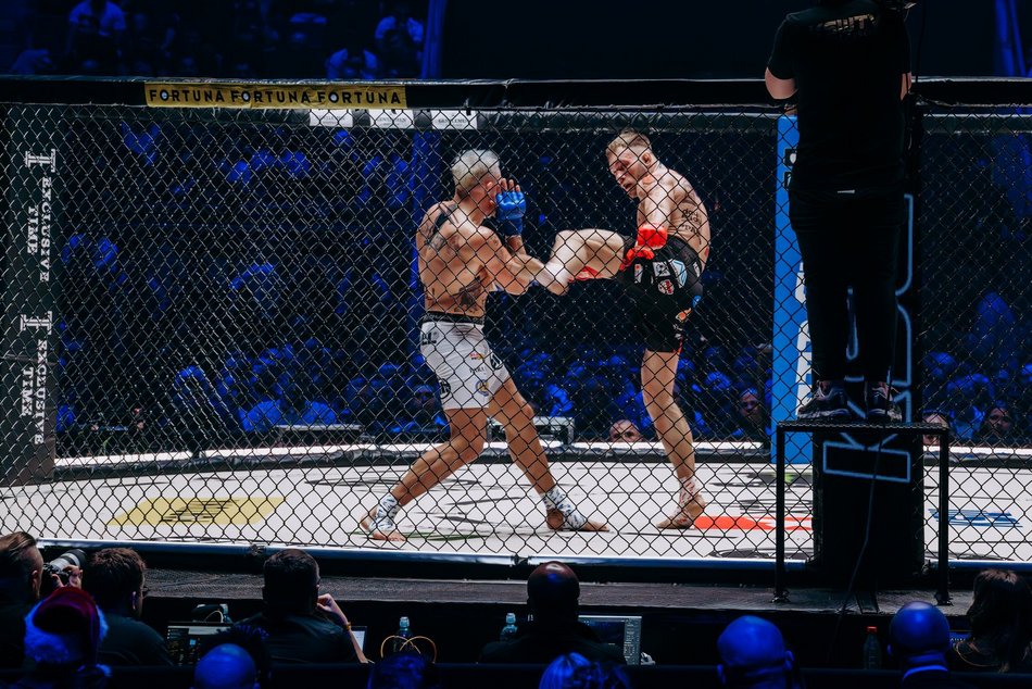 KSW w Atlas Arenie. Dwie emocjonujące walki mistrzowskie z zawodnikami z Łodzi