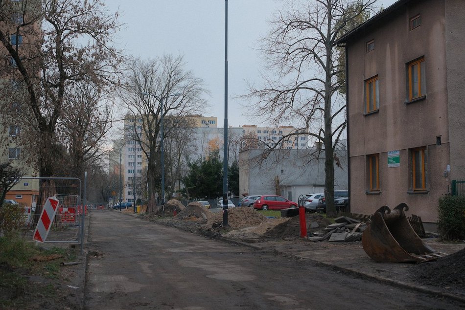 Łódź. Remont ul. Ozorkowskiej w Łodzi