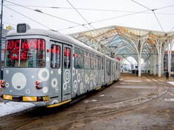 Łódź. Darmowy walentynkowy tramwaj MPK Łódź na ulicach miasta! Jak tu można go nie kochać?