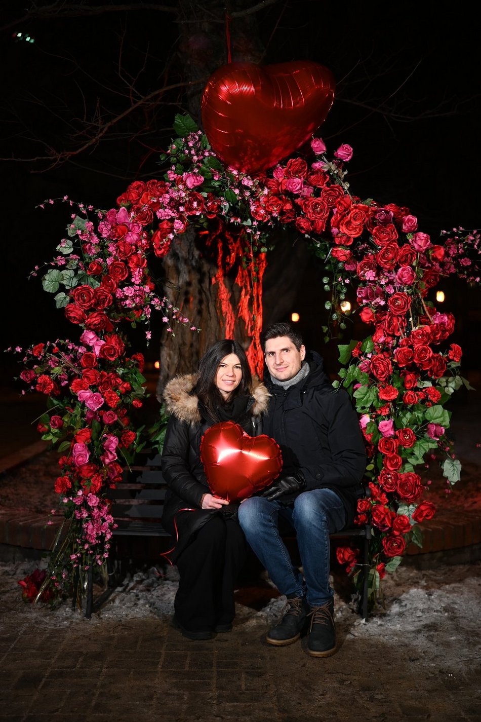 Łódź. Walentynki w Pasażu Rubinsteina w Łodzi. Aż czuć miłość w powietrzu!