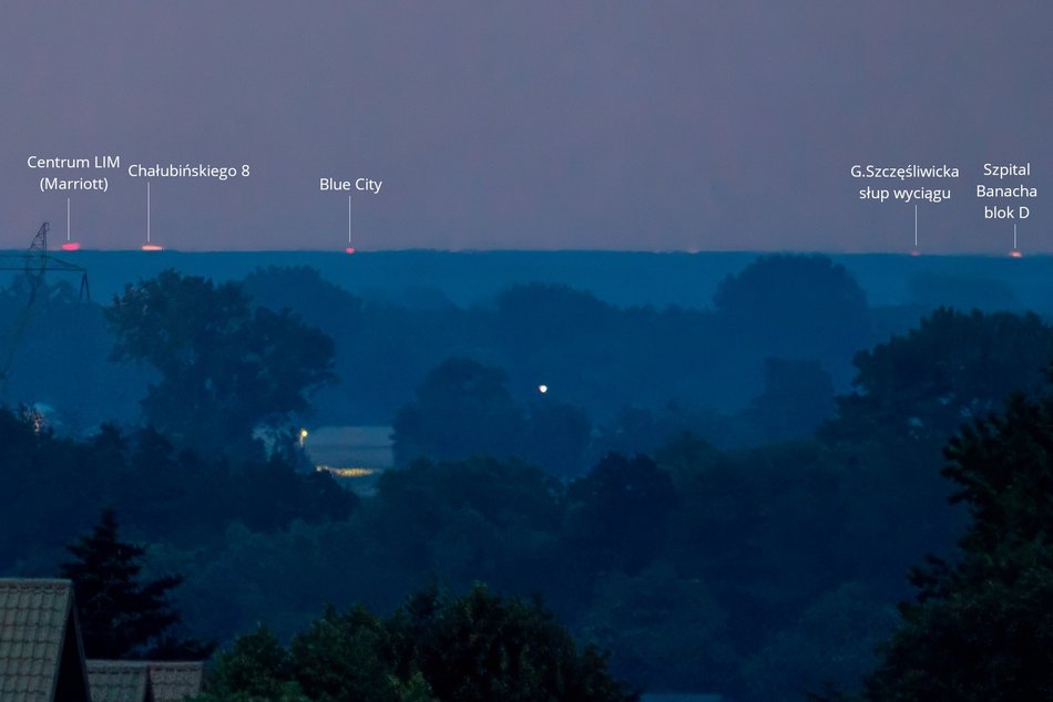 Warszawa widziana z Kalenic