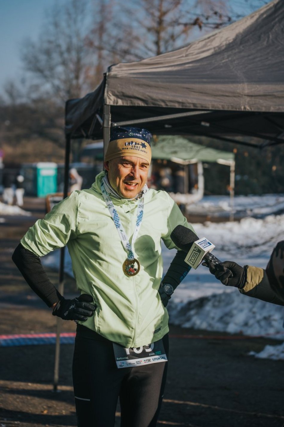 Botaniczna Piątka w Ogrodzie Botanicznym w Łodzi. Galeria z mroźnego biegu