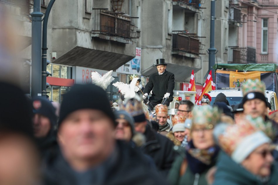 Orszak Trzech Króli przeszedł ulicami Łodzi