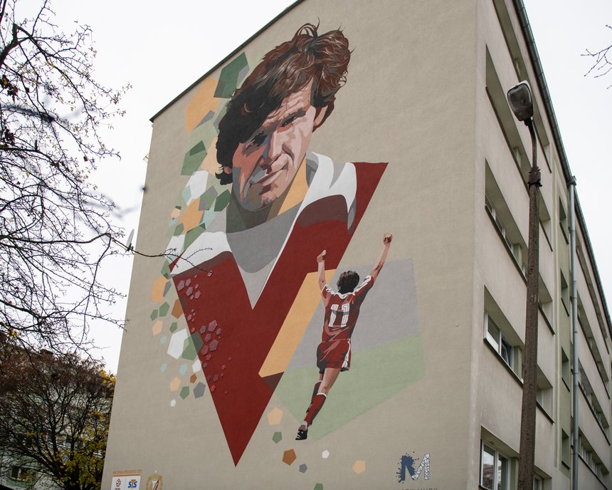 Włodzimierz Smolarek - mural