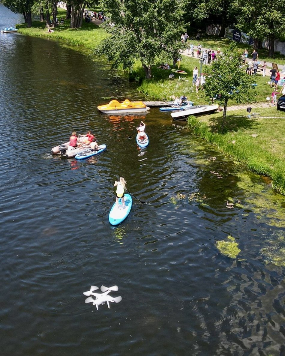 Przystań wodna na Stawach Stefańskiego