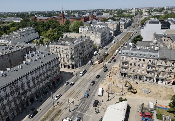 Skrzyżowanie ulic Zachodnia i Legionów