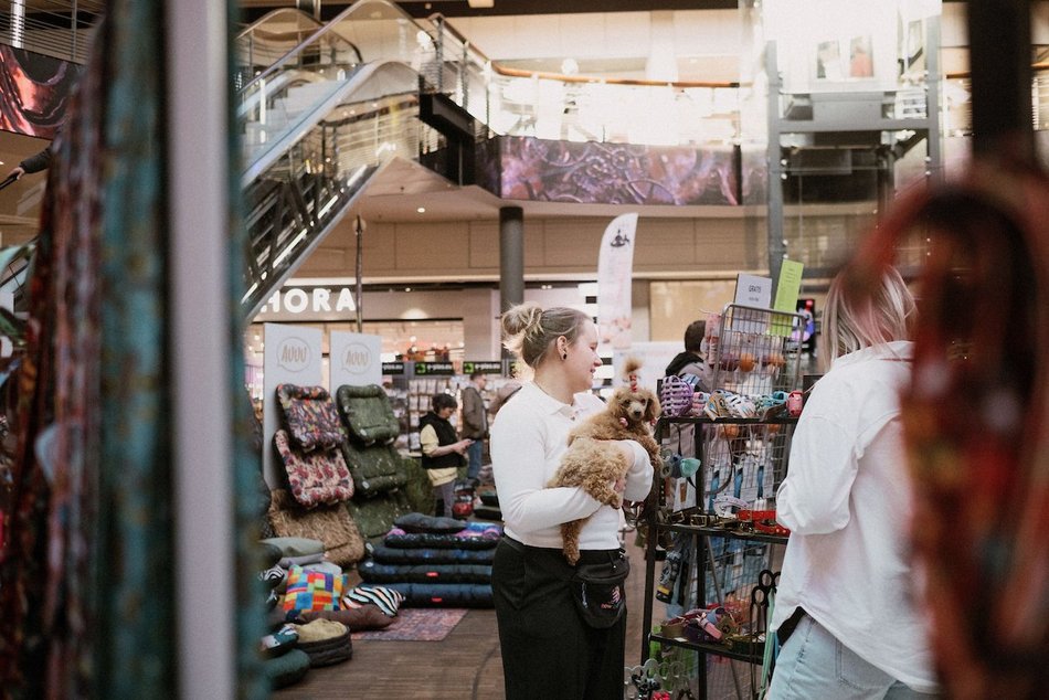 Łódź. Psi Targ w Manufakturze