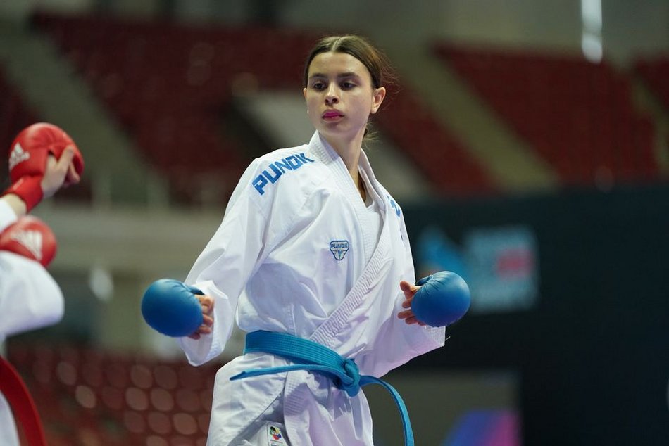 Kseniya Dronchanka z Klubu Sportowego Olimp Łódź
