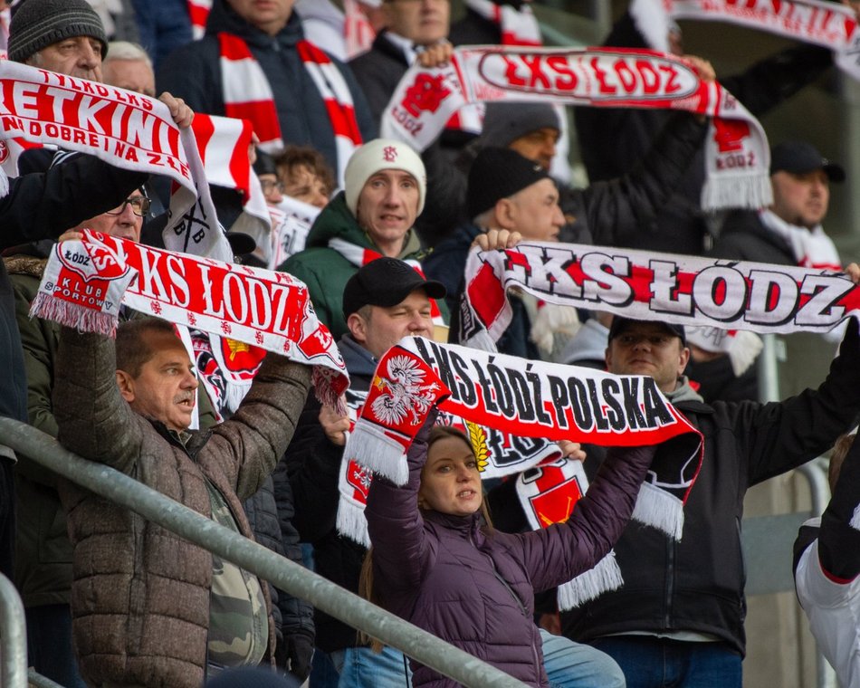Kibice na meczu ŁKS Łódź kontra Bruk-Bet Termalica Nieciecza. Byłeś? Odszukaj się w galerii
