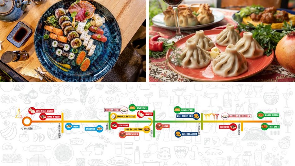 Łódź. Kuchnie całego świata w centrum Łodzi. Wybierz się w kulinarną podróż po Piotrkowskiej