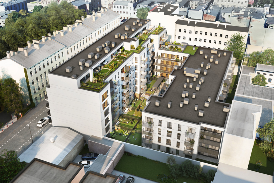 Łódź. Nowe mieszkania przy Pogonowskiego w Łodzi. Nowoczesne antresole, tarasy i patio [ZDJĘCIA]