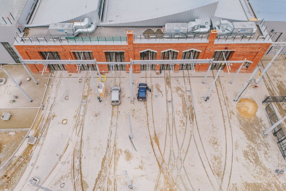 Łódź. Zajezdnia Chocianowice prawie gotowa. Raport z budowy