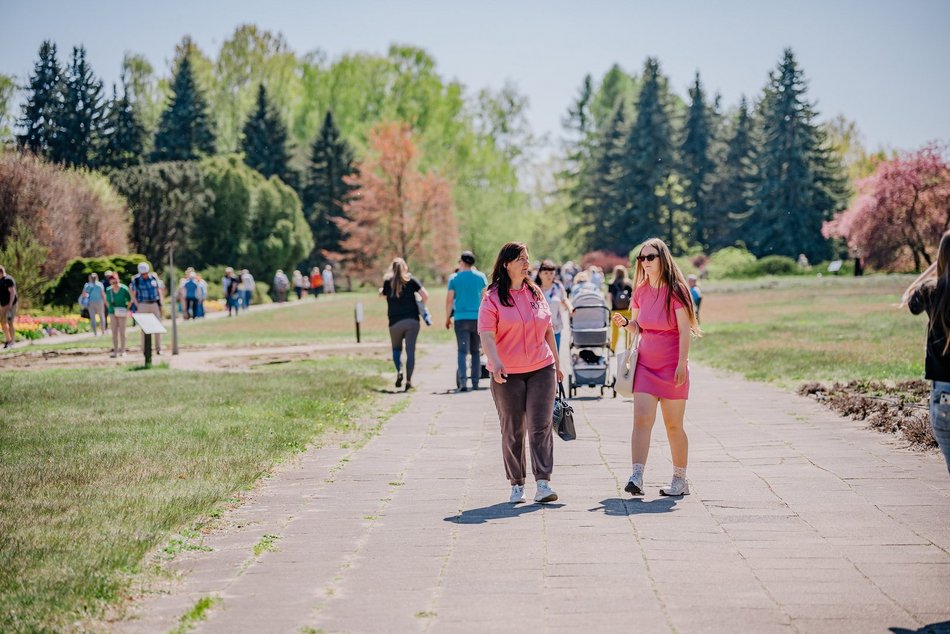Łódź. Ogród Botaniczny w Łodzi w wiosennej odsłonie