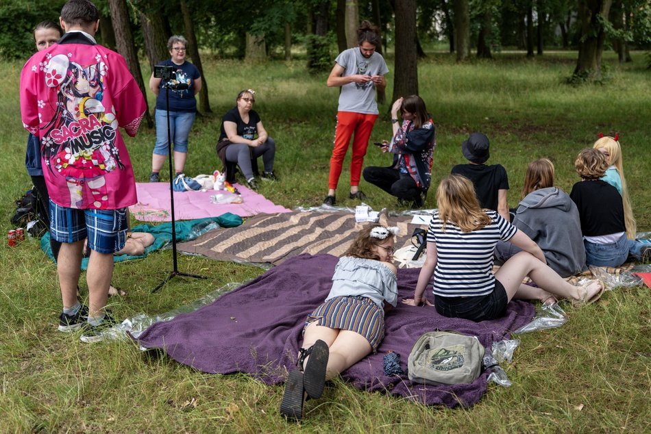 Łódzki Piknik Mangowy w parku Poniatowskiego