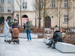 Plac Wolności - tłumy