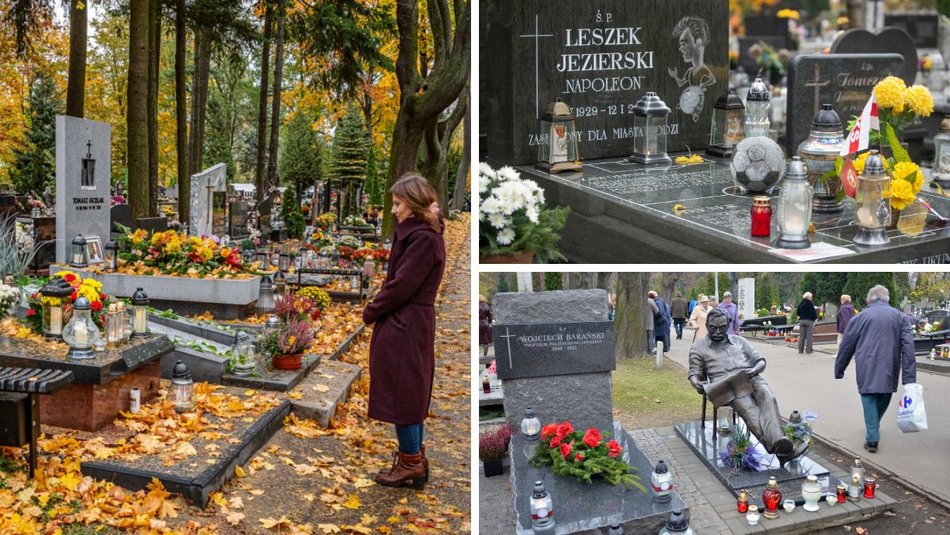 Łódź. Aleja Zasłużonych na Cmentarzu Doły. Tu pochowano najsłynniejszych łodzian!