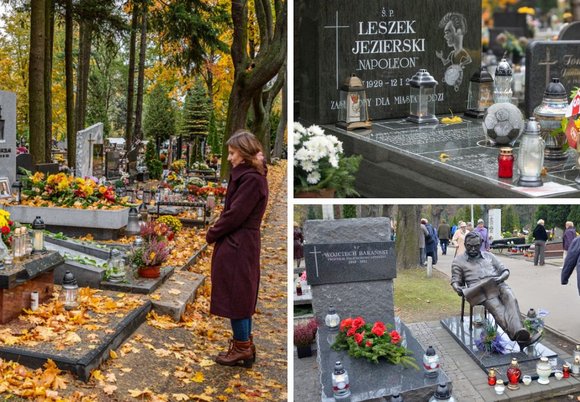 Łódź. Aleja Zasłużonych na Cmentarzu Doły. Tu pochowano najsłynniejszych łodzian!