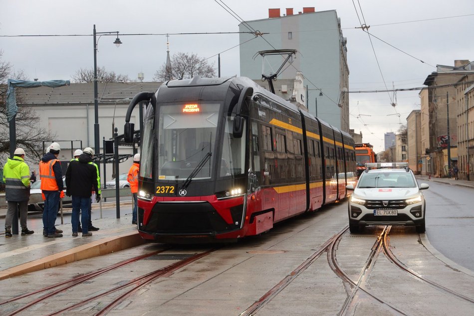 Tramwaje MPK Łódź wracają na Bałuty. Wykonano przejazdy testowa