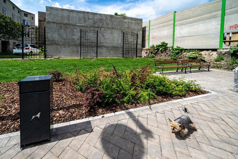 Woonerf i pasaże przy Mielczarskiego pełne zieleni