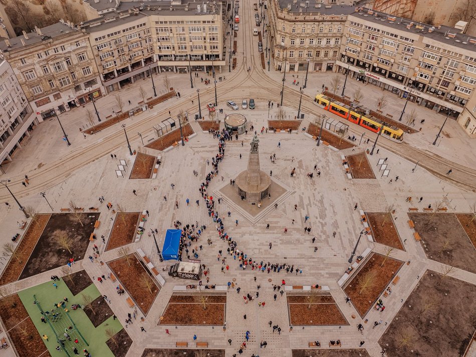 Plac Wolności otwarty