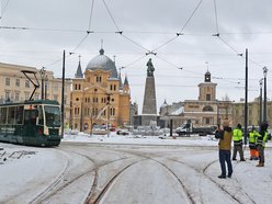 Specjalistyczny tramwaj testował torowisko