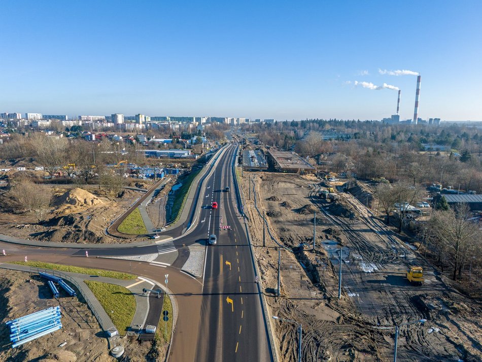 Przybyszewskiego w przebudowie