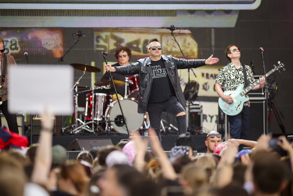 T.Love na Łódź Summer Festival 2025. Kultowy polski zespół zagrał na Łódzkich Błoniach