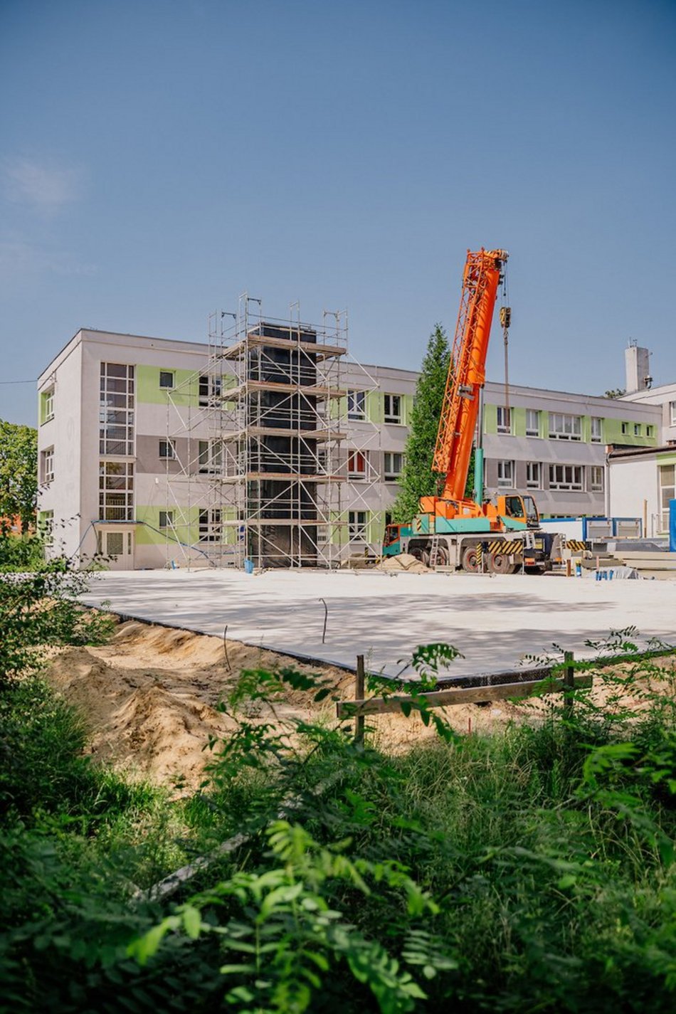 Łódź. Rozbudowa Szkoły Podstawowej nr 169 w Łodzi. Prace nie zwalniają tempa!