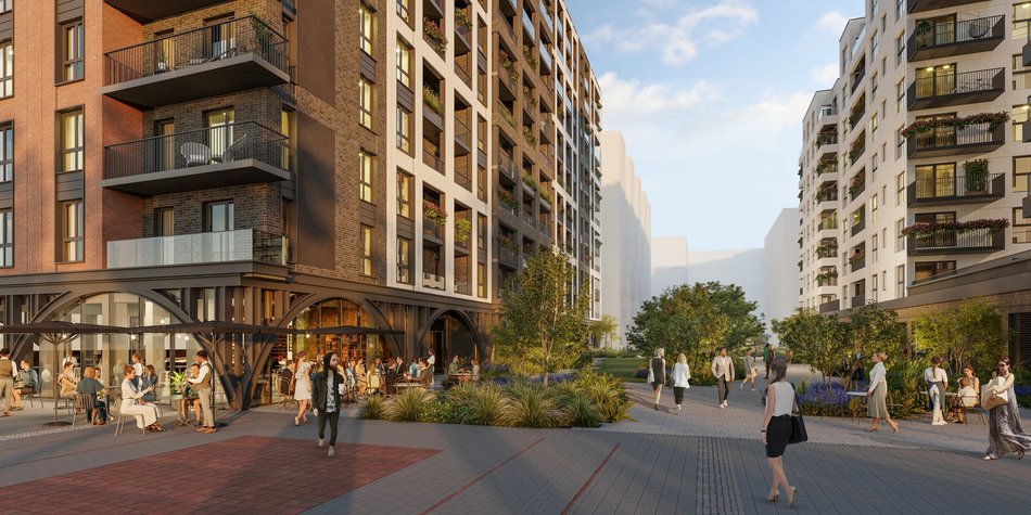 Nowe Centrum Łodzi - wizualizacja