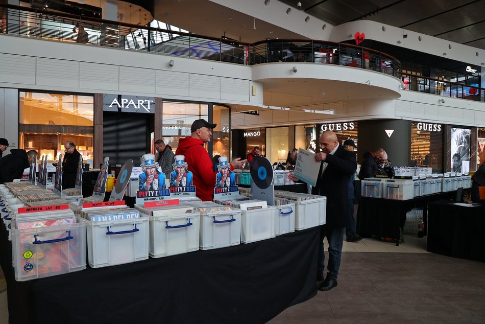 Giełda płyt winylowych w Manufakturze