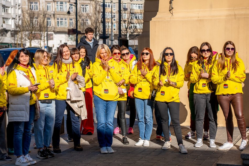 Łódź. Zobacz, jak "Babski Rajd AutoMocne" popędził Piotrkowską w Łodzi!