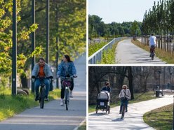 Łódź. Droga rowerowa