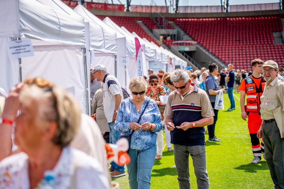 Huczny finał Senioraliów 2026 w Łodzi. Jolanta Kwaśniewska, zajęcia fitness, stoiska i inne