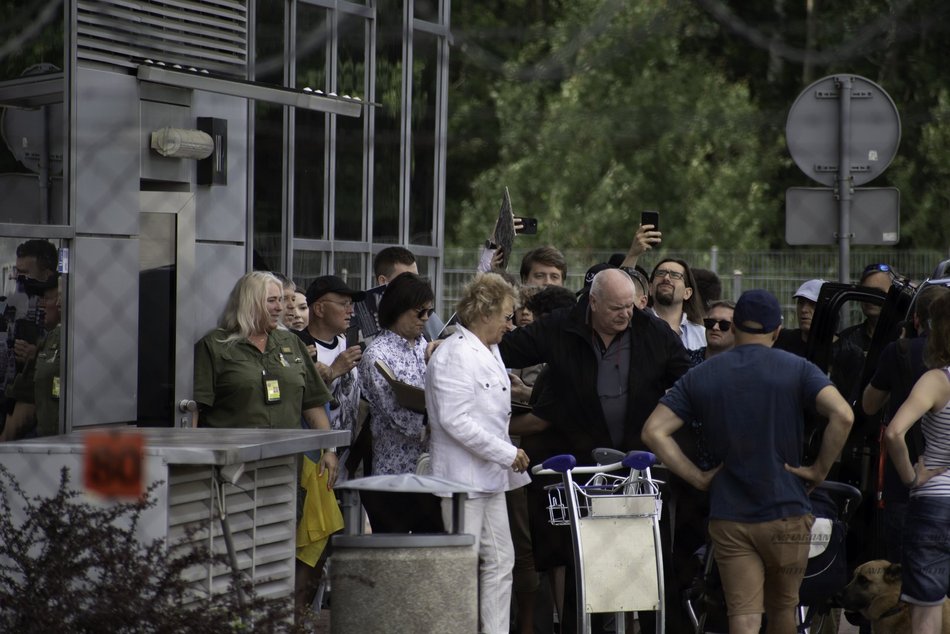 Rod Stewart na Lotnisku w Łodzi