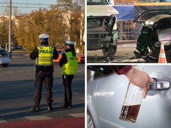 Łódź. Rok 2025 na drogach w Łódzkiem. Wzrost liczby kolizji i pijanych kierowców