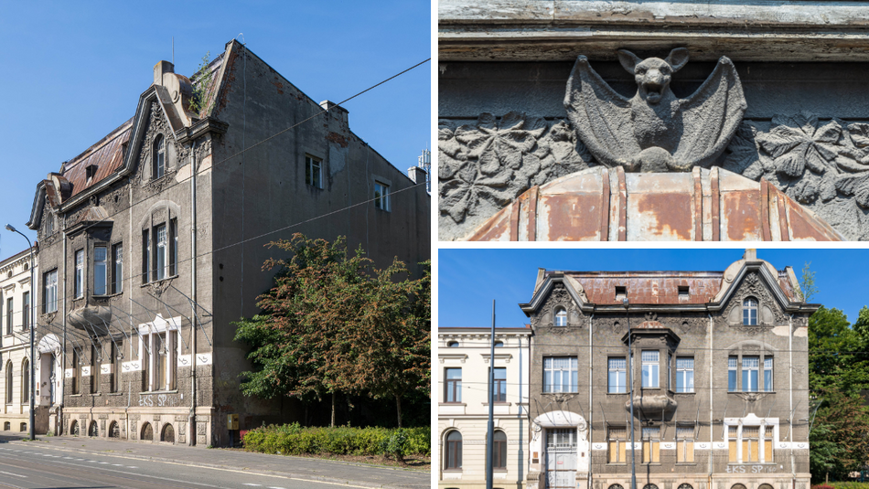 Łódź. Zwierzęta na zabytkach w Łodzi. Gdzie znaleźć lwa, wiewiórkę, orła, nietoperza i inne?