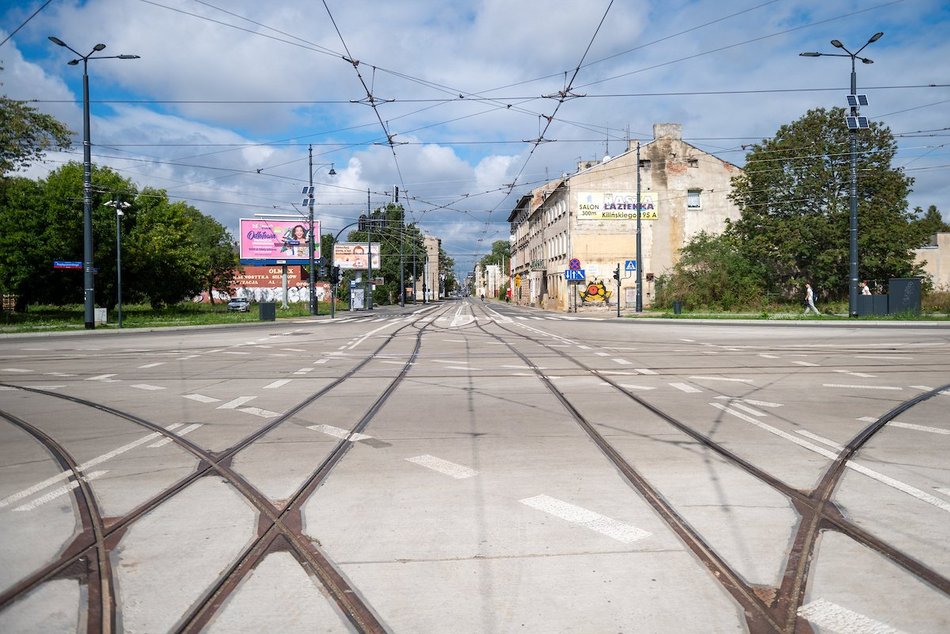 Łódź. Koniec remontu na skrzyżowaniu Przybyszewskiego i Kilińskiego w Łodzi. Trwają odbiory techniczne