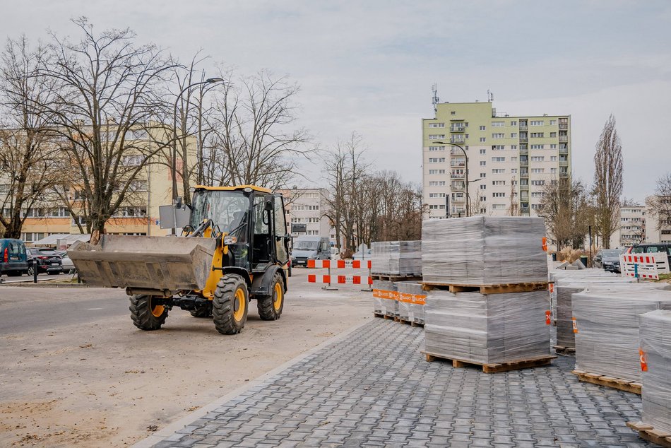 Łódź. Remont ul. Łanowej w Łodzi