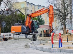 Łódź. Remont ul. Wioślarskiej w Łodzi