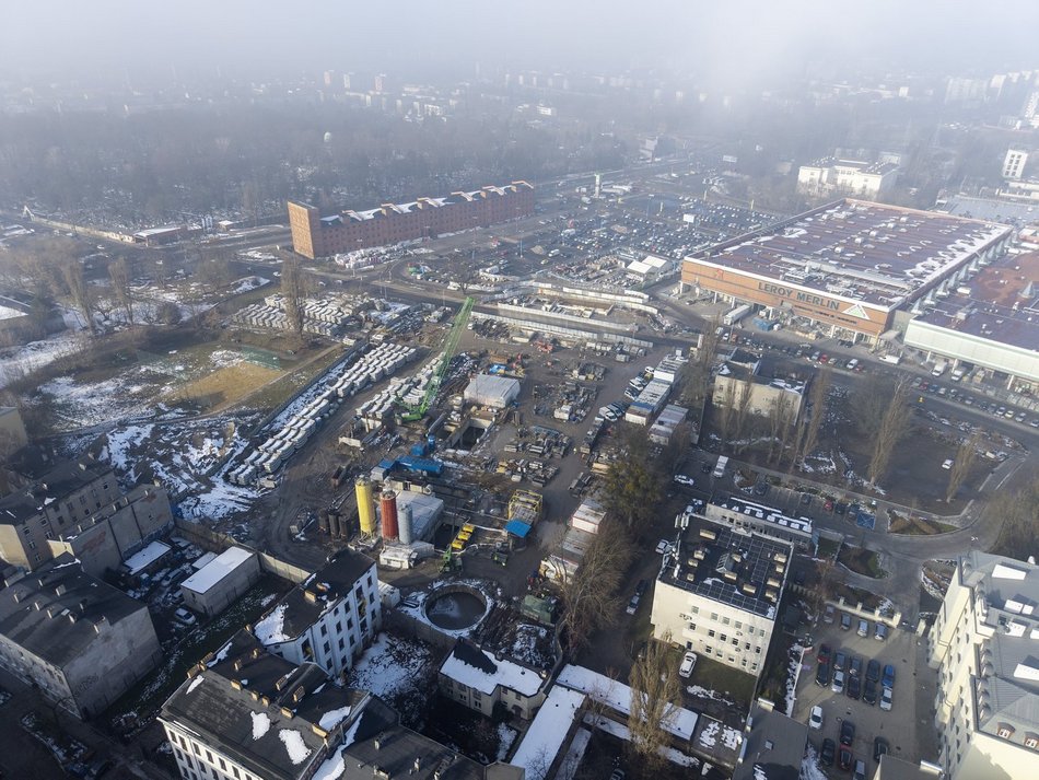 Tunel pod Łodzią. Budowa stacji Łódź Polesie od środka
