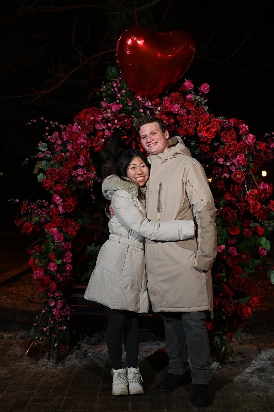 Łódź. Walentynki w Pasażu Rubinsteina w Łodzi. Aż czuć miłość w powietrzu!