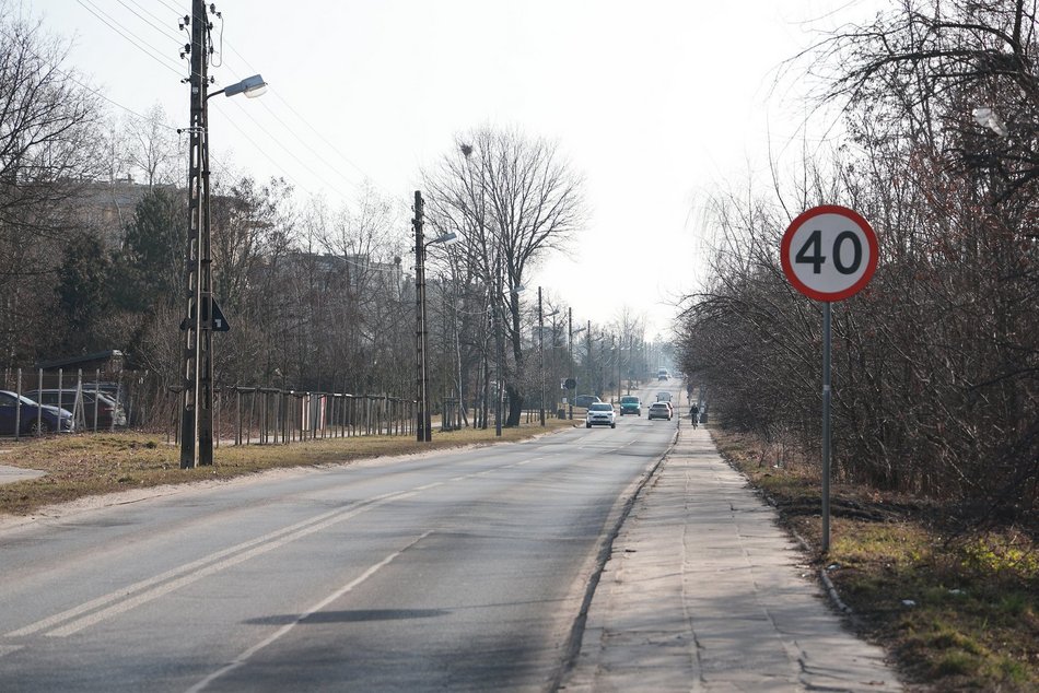 Łódź. Ulica Zakładowa w Łodzi