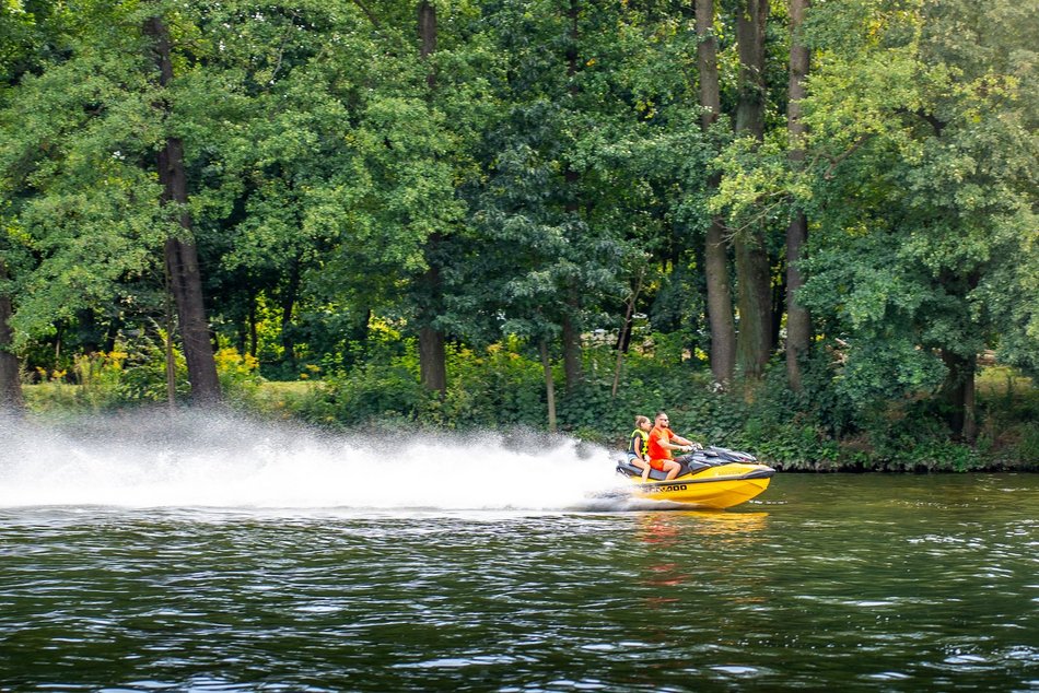 Piknik w parku na Młynku