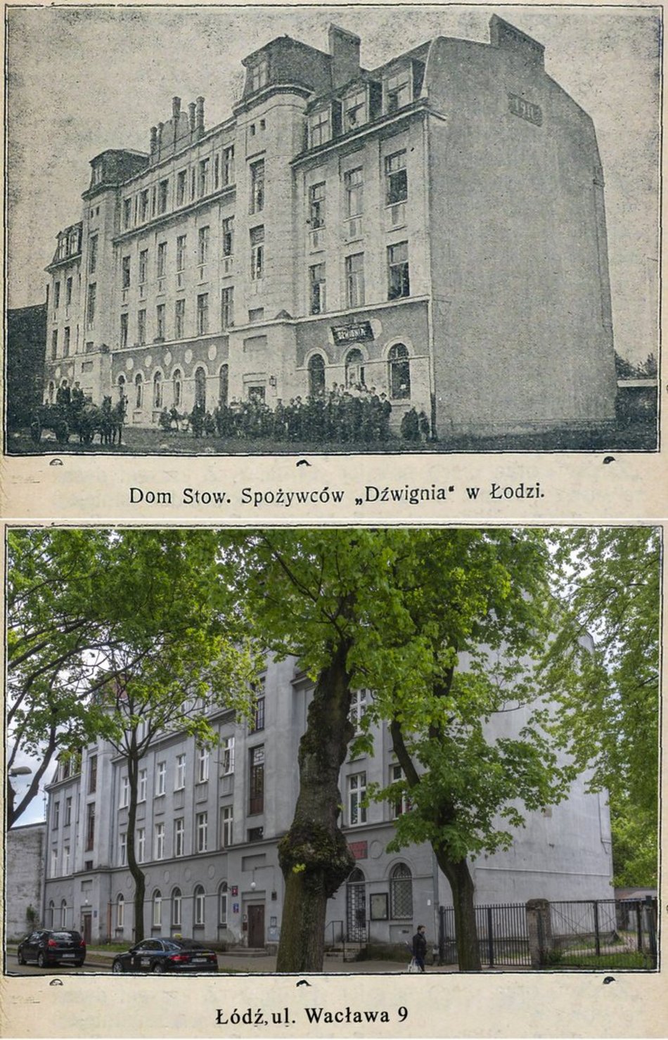 dawna obecna lodz refotografie