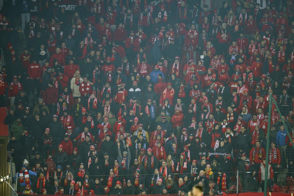 Widzew Łódź - Stal Mielec kibice