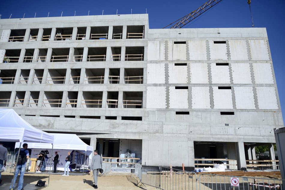 Wydział Ksiąg Wieczystych w Łodzi w budowie