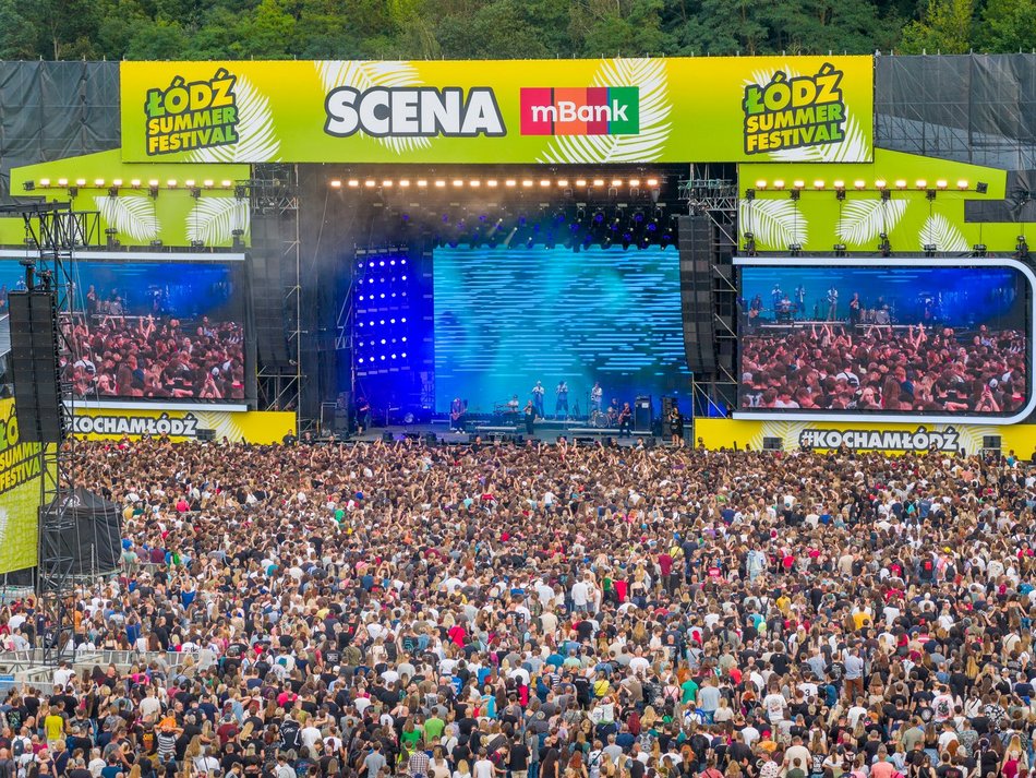 Łódź Summer Festival 2025 z lotu ptaka! Zobacz te spektakularne kadry!