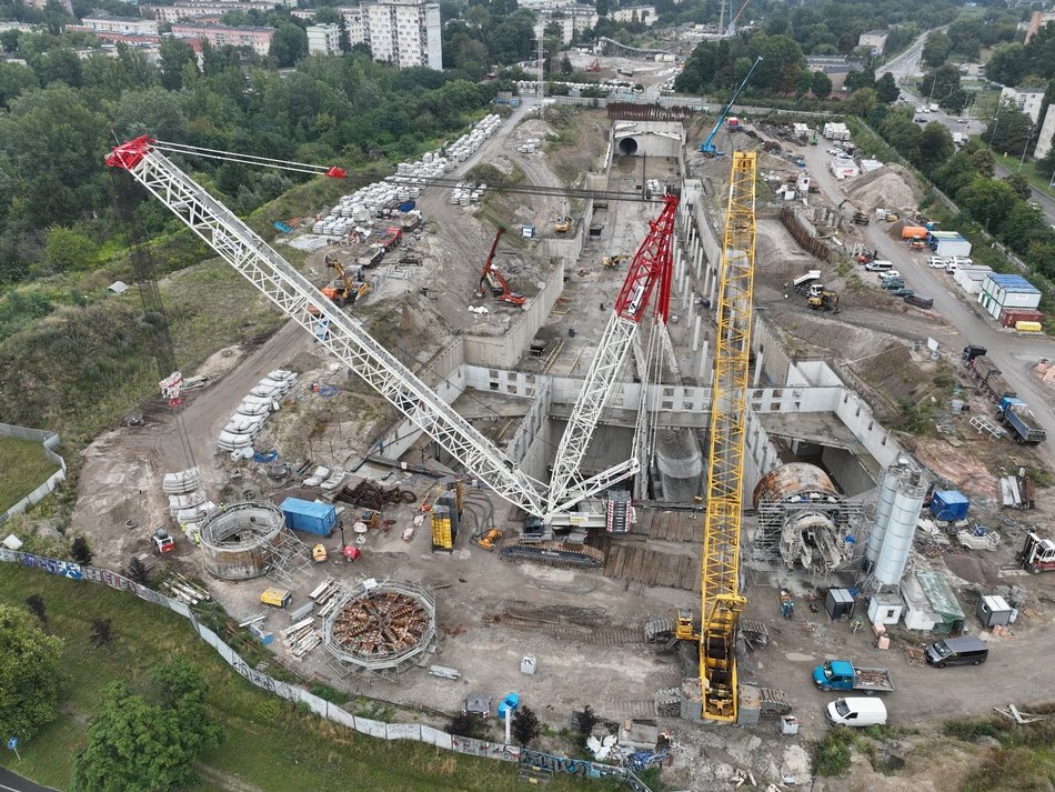Tunel pod Łodzią, demontaż Faustyny