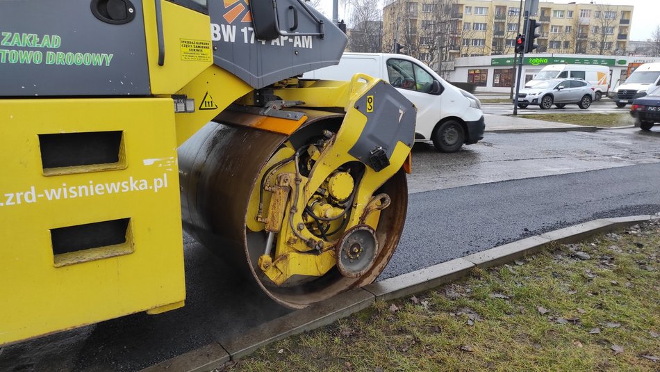 Remont drogi na ul. Aleksandrowskiej