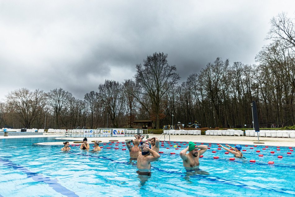 Ostatnie morsowanie w Aquaparku Fala